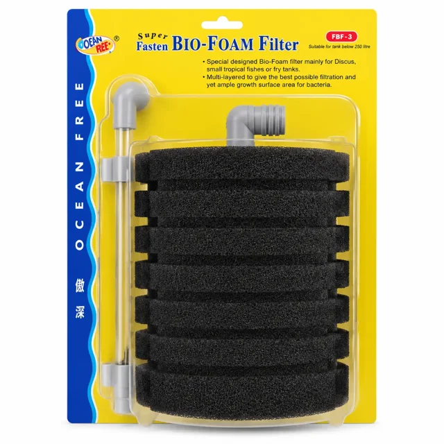بیوفیلتر Ocean Free FBF-3 فیلتر اسفنجی مخصوص شریمپ و آکواریوم تا 250 لیتر